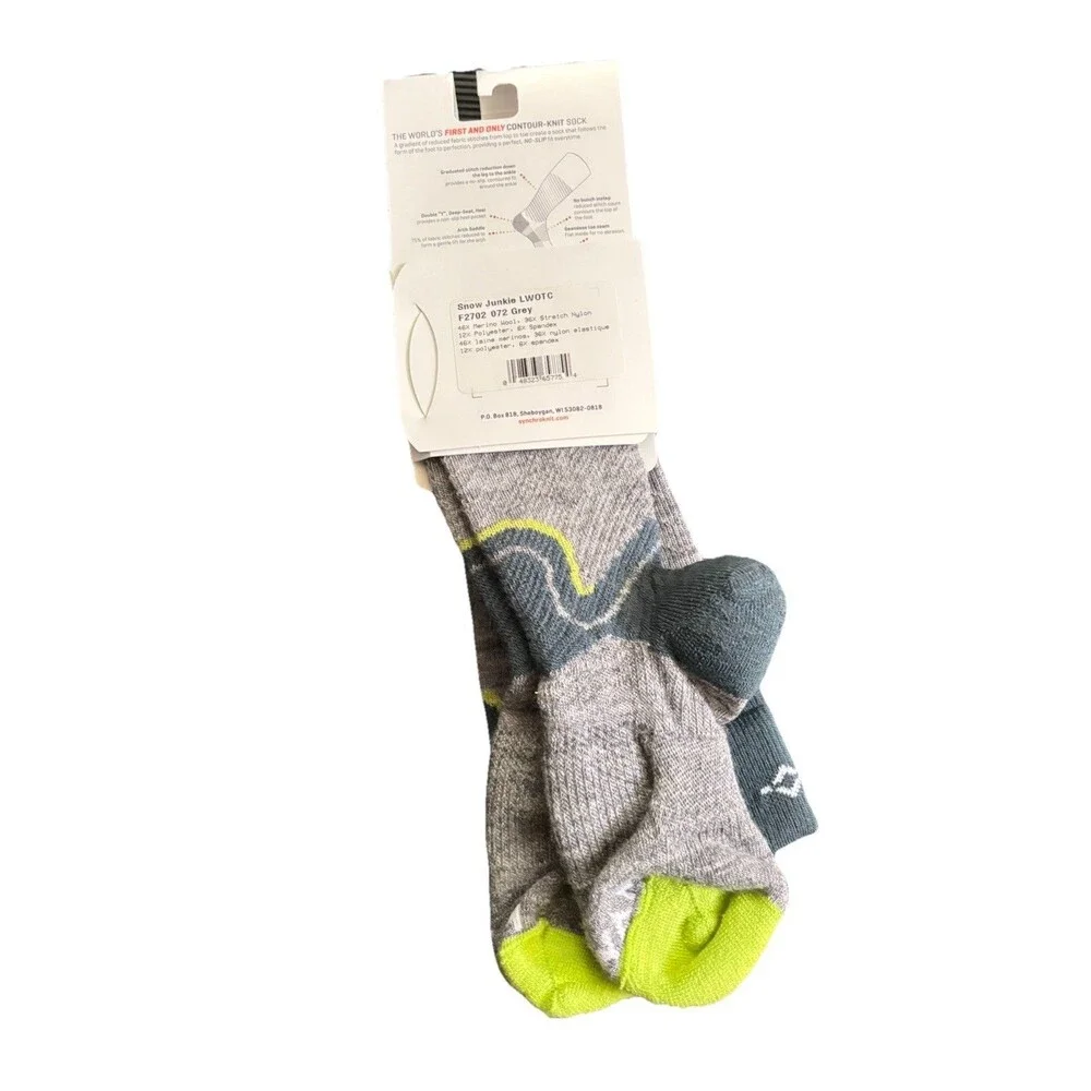 Wigwam SynchroKnit Women’s Over-the-Calf Socks MD Colorblock Arch Support